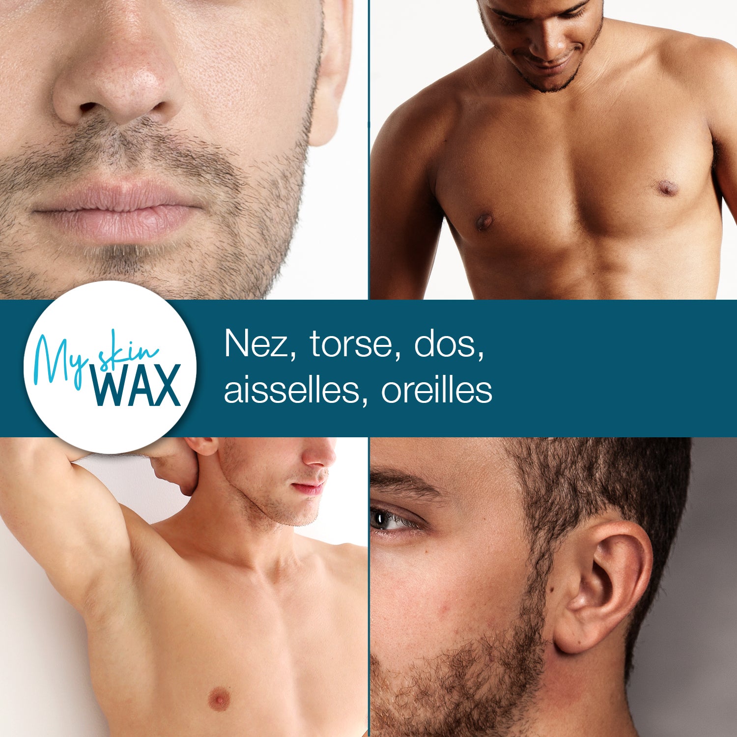 My Skin Wax - Strip-Free Wax Beads, 800g, Hypoallergenic, Gentle Hair Removal Wax with No Redness, Special for Sensitive Skin - Green 